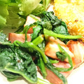 ☆momomama☆'s cooksnap of when they made 超簡単！厚切りベーコンとほうれん草炒め.