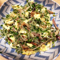 ピンクカピバラ's cooksnap of when they made 豆苗とさきいかの卵炒め.
