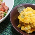 yukoko☆'s cooksnap of when they made さつまいも入りかぼちゃサラダ.