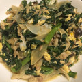 アゲハ65's cooksnap of when they made 簡単！春菊としめじの醤油ツナマヨ炒め.
