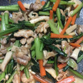 ☆アチャコ's cooksnap of when they made 鶏肉と小松菜の甘辛炒め.