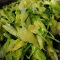 クックXZZ6G4☆'s cooksnap of when they made 簡単❗️キャベツと豆苗のナムル.