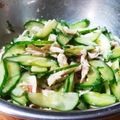 tamispada's cooksnap of when they made ささみと胡瓜の梅肉和え.