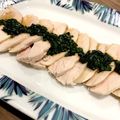ドレッシング's cooksnap of when they made 簡単☆レンジで蒸し鶏☆ねぎソース.