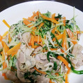 へぼのん's cooksnap of when they made 豚肉と水菜のゆず胡椒炒め.