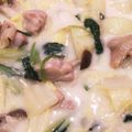 キャラメルナッツ☆'s cooksnap of when they made 簡単 春白菜と鳥もも肉のクリーム煮.