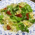 ジョングレ's cooksnap of when they made ドライトマトとバジルの☆レタスチャーハン.