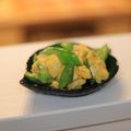 ぽっぽぺぺ's cooksnap of when they made 絹さやたまご炒め.