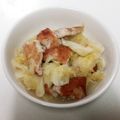 ポニーリボン's cooksnap of when they made 簡単！　ひら天と春キャベツのサッと煮.