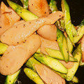 Sのママ's cooksnap of when they made ♡アスパラと魚肉ソーセージのマヨ炒め♡.