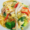 こーやんたん's cooksnap of when they made 簡単♬ブロッコリーのとろとろ卵あんかけ♡.