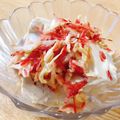 こはる・▽・'s cooksnap of when they made キャベツとあみえびの、豆腐のっけ盛り♫.