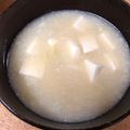 くま五郎's cooksnap of when they made 山芋と豆腐のトロトロお味噌汁♪♪.