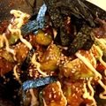 まーちゃ＊'s cooksnap of when they made マグロとアボカドとトマトサラダ♡ユッケ風.