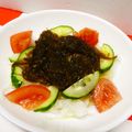 お魚キッチン's cooksnap of when they made 新玉ねぎとトマト☆もずく酢でサラダ！？.