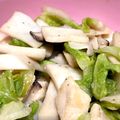 m11m11's cooksnap of when they made 春キャベツとエリンギのポン酢炒め.