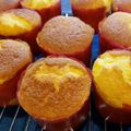 yellowakubi's cooksnap of when they made ホットケーキミックスでオレンジマフィン.