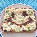 kyao☆'s cooksnap of when they made うちのポテトサラダトースト★.
