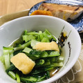 ＊ｎｏａ＊”'s cooksnap of when they made 簡単！美味しい！小松菜とお揚げの煮びたし.