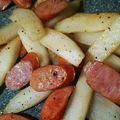 ふぁんたにゃん's cooksnap of when they made うどとウインナーの炒め物.