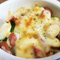 アリスニャ's cooksnap of when they made アボカドとゆで卵のマヨチーズ焼き.
