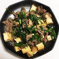 みけねこみなこ's cooksnap of when they made 牛肉と豆腐のオイスター炒め.