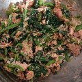 クックZBLVVJ☆'s cooksnap of when they made さばの水煮缶とほうれん草の和え物.