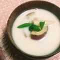 まぶたん's cooksnap of when they made まろやか♥️根菜の豆乳味噌汁.