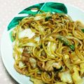 まぶたん's cooksnap of when they made お野菜たっぷり♪まろやかソース焼きそば.