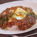 taira1103's cooksnap of when they made チーズドライカレー☆温玉添え.
