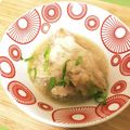 YokoShio's cooksnap of when they made 鶏胸肉のおろし煮.