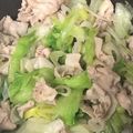 たしゆれ's cooksnap of when they made レタスとネギで美味☆豚バラ炒め.