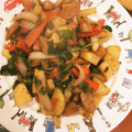 イチロー5's cooksnap of when they made アスパラと新玉ねぎとソーセージの炒め物.