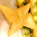 ぷるぷるつやつや's cooksnap of when they made 手裏剣の春巻つくってみました.