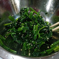 ＊たっちゃん＊'s cooksnap of when they made 簡単時短☆レンジでほうれん草の胡麻和え.