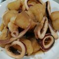 ＊たっちゃん＊'s cooksnap of when they made コロッと♥新じゃがとイカの煮っころがし.
