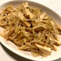 ゆったん418's cooksnap of when they made レンチンで♪もやしとサラダチキンの辛和え.