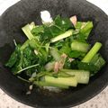 こ⭐︎ろ's cooksnap of when they made 小松菜豆苗のごま油香るツナ和え｡˚✩.