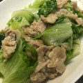 chipoooh's cooksnap of when they made 油不使用＊レタスと豚バラのマヨネーズ炒め.