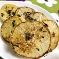梅乃花おり's cooksnap of when they made あっさり大根ステーキ☆カリカリおじゃこで.