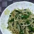 みがつくひと's cooksnap of when they made 「給料日前の」もやしとにらだけ♪.