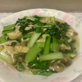 はらぺこしろうさぎ's cooksnap of when they made 小松菜ときのこと揚げの煮びたし.