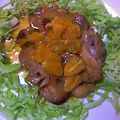 ちひろれいな's cooksnap of when they made みかん風味の♪照り焼きチキン☆.