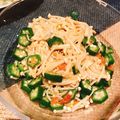 emicolate's cooksnap of when they made えのきとオクラの梅ポン酢和え.