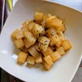 彩ーAyaー's cooksnap of when they made コロコロ大根バター炒め.