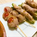にゃつめ〜's cooksnap of when they made 深夜食堂★『マスター！豚バラトマト巻で』.