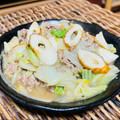 料理男子部's cooksnap of when they made ちくわと白菜とひき肉のピリ辛味噌炒め.