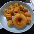 梨瀬かぁか's cooksnap of when they made 美レシピ♡きな粉のお豆腐焼きドーナツ.