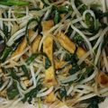 しんちゃのすけ's cooksnap of when they made もやし ニラ油揚げ炒め.