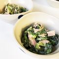 YUKIKI☆'s cooksnap of when they made ☆菜の花とハムの粒マスタード和え☆.